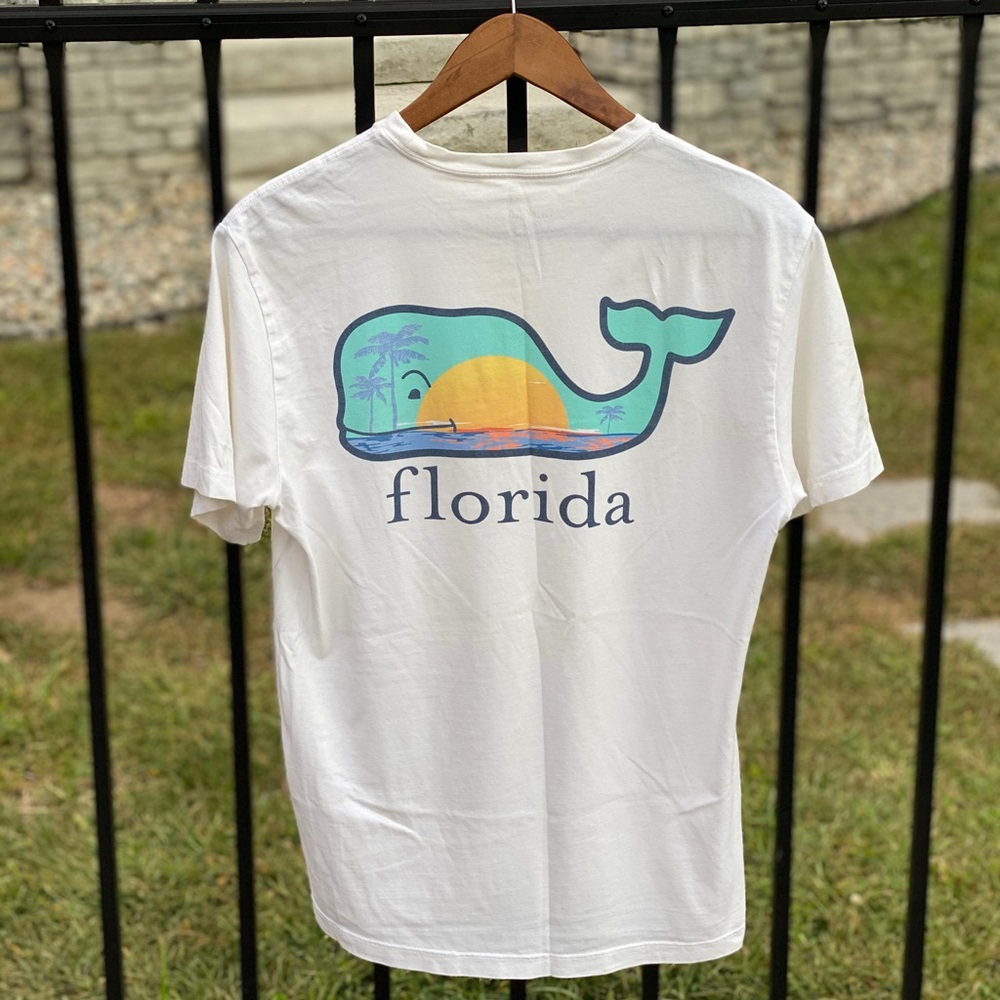 Vineyard Vines Men’s XS Florida White T Shirt